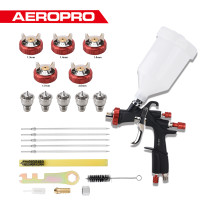 AEROPRO A610/R500 LVLP Spray Gun Car Painting Gun Kit Airbrush