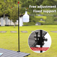 Outdoor Camping Light Frame Aluminum Alloy Portable Lamp Bracket Tent