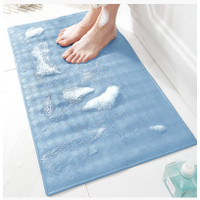 TPE Anti-Slip PVC Bath MatQuick Dry Safe Bathroom Floor Mat40X70CM Non-Slip Bath Cushion