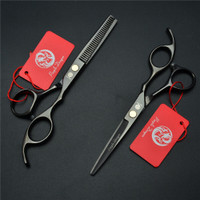 6.0inch 440C Barber Scissor Professional Haircuts Black Style Salon Tools