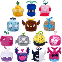 New Kids Toys Blox Fruits Plush Doll Anime Game Stuffed Devil Fruit Horror Doll Plush Toy Home Decor Throw Pillow Children Gifts
