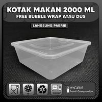 Thinwall 2 ML Persegi / K Makan Plastik / Food Container