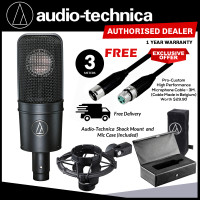 Audio Technica AT4040 Large Diaphragm Condenser XLR Microphone, AT4040, Audio Technica Condenser Mic, Audio Technica At4040, At 4040