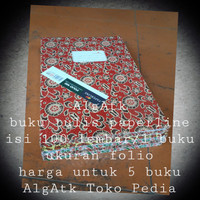 Book ** buku tulis ukuran folio paperline isi 100 lembar harga untuk 5 buku