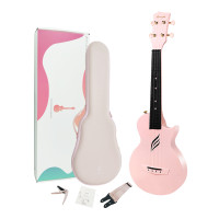 Best Enya Nova Carbon Fibre Composite Concert Ukulele With Free Matching Gigbag, Strap, Capo, Strings