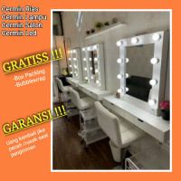 Cermin Dinding Lampu Rias Salon Fashion Make up Cermin Murah Bagus