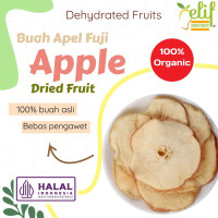 ELIF DRIED FRUITS Bulk Size [ 1 Kg ] Dried Apple Fuji Slice Buah Apel Fuji Iris Kering