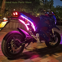 Motorcycle Turn Signal Lamp LED Daytime Running Lights Tail Light DRL Waterproof Decoration Strip Motor Brake Flowing Light