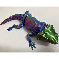 TB 3D Printed Pogona Vitticeps Model Australian Lizard Desktop Ornam