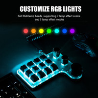 Headway Wiress Bluetooth Programmab Custom Keyboard USB Wired