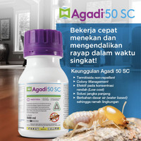 AGADI 50 SC Anti Rayap basmi Koloni Sarang Ratu rayap Tidak Bau 500