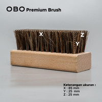 (Hdk01) Sikat Sepatu Bulu Kuda 100% - Sikat Semir Premium Brush Soft