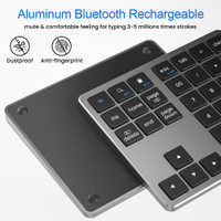 Headway 2.4G Bluetooth Number Pad Ultra-thin Wiress Numpad USB