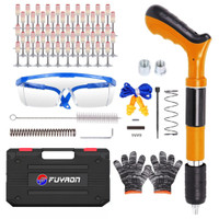 【】Pistol Paku/Pistol Pengencang/Mesin Paku Beton/Alat Pelubang Alat Paku Dinding Alat Paku Dinding Beton Kuku Lurus Mini Alat Pistol Paku Dinding Beton