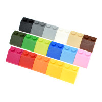 TM 40pcs Bulk Blocks Building Bricks Bevel 1X2 Educational Assemblag