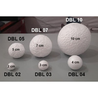 PREMIUM Dummy Bola Styrofoam 2 cm DBL 02 PX ISI 10 PCS