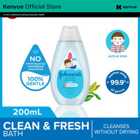 Johnson's Baby Active Kids Clean And Bath With Tea Extracts 200ml