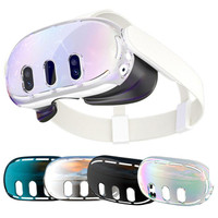Plated VR Helmet Mask Protective Case For Meta Quest 3 VR Headset
