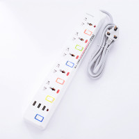 SG Plug Power Strip 4/5/ Universal Outlet 3 USB Extension Power Socket Separate Switch Suitable For Home/Office Safety