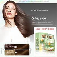 Brand 10pcs Natural Plant Bubble Hair Dye Nourishes Hair To Cover Hair Mild And Does Stimulate Self-use Hair Dye Men And Women
