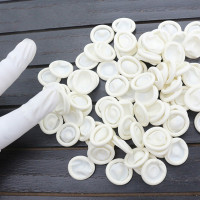 DQ 20Pcs100Pcs Disposable Antistatic Latex Finger Cots Silicone Fi
