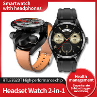 VB TWS GT5buds Bluetooth headset 2in1 Mens smart watch AMOLED scr