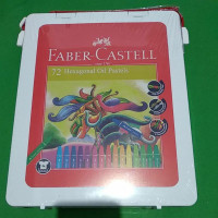 PRODUK BARU PROMO!!! CRAYON HEXAGONAL OIL PASTELS FABER CASTELL ISI 72