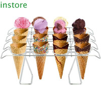 Instore Rak Display Kerucut, Tray Pendingin Cupcake Kapasitas Besar