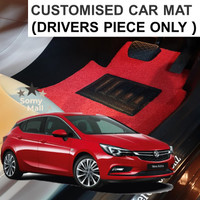 (Driver Piece Only) /CUSTOMISED CAR MAT/ Opel / Opel Astra / Opel Astra Sports Tourer / Floor Mats / Car Mats / Carmats / Carpets / Coil Mats / Nomad Mats / Car Floor Mats / All Year Models