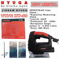 mesin gergaji triplek gergaji kayu jigsaw UCHIHA 55MM asli