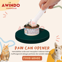 D1/ Cikok - Sendok Spatula Pembuka Makanan Kaleng Hewan Kucing Anjing Silikon Paw Can Opener