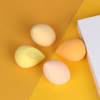 (IMPORT) 4Pc Beauty Egg Makeup Blender Cosmetic Puff Makeup Sponge Cushion Foundation Powder Sponge Beauty Tool Women Make Up Accessories