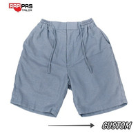 CELANA PANTAI PENDEK PRIA BAHAN KAIN LINEN SHORT MEN CUSTOM BIG SIZE