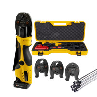 Pro Press Cordless Vertical Calipers Hydraulic Tools Kit Plumbing Pipe Pressing Battery Powered Copper Tube Crimping Tool