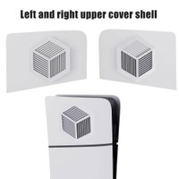 Replacement Cooling Shell For Sony PS5 Slim Console Split Type Left Right Upper Cover Shell For PlayStation 5 Slim Disc Edition