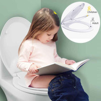 Portable Double Layer Adult Toilet Seat Child Potty Training Cove