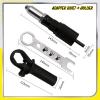 Promo Alat Rivet Tang Rivet Ripet Sambung Adapter konverter Bor Rivet Gun