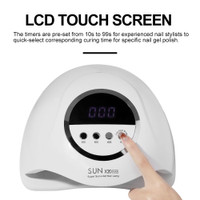 SUN MAX 320w Nail Lamp 72LEDs Beads Dual Light Source High Power UV Nail Dryer For All Nail Gel Polish LED Phototherapy Light