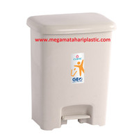100%BERKUALITAS Tempat Sampah Injak / Step On Dustbin GEO 42ltr ENZO 1157 Claris TERLARIS TERPERCAYA ORIGINAL