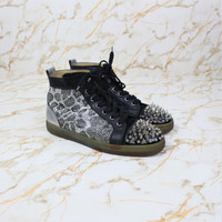 Christian Louboutin Leopard Swarovski Pik pik, GARANSI 100% AUTHENTIC Ready