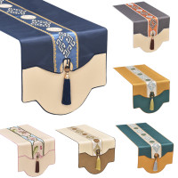 Chinese Simple Satins Table Runner Tea Tablecloth TV Cabinet Covering Cloth Shoe Cabinet Bed Table Runners Modern