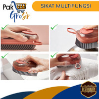 Sikat Pakaian Baju Lantai Cuci Serbaguna Dispenser Isi Sabun Otomatis