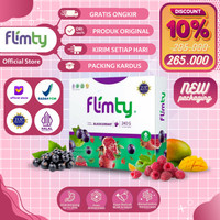 Baru Original Flimty Fiber 1 Box | BPOM | Pelangsing Detox | isi 15 pcs