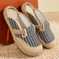 Shoepal Fashion Printed Summer women Shoes Casual Breathable Canvas Loafers women Flat Fishmen Shoes Espadrilles Zapatos De Hombre Brand New