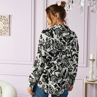 [Promo] Max Fashions Kemeja Wanita All-Over Floral Print Shirt