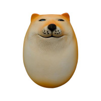 Creative Shiba Inu Realistic Egg Shape Desk Decor Desktop Decoration For Home Offices Fun Gifts