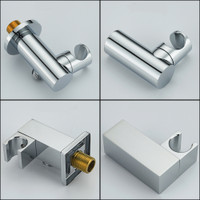 Brass Handheld Shower Holder Support Rack with Hose Connector Wall Elbow Unit Spout water inlet angle valve SV052