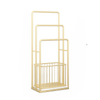 Luxury wrought iron towel rack floor towel rack bathroom rack bathroom hanging towel clothes rack dirty laundry basket