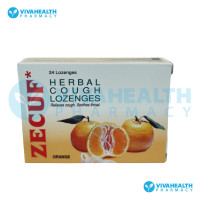 NEW Zecuf Orange Herbal Cough Lozenges 24s