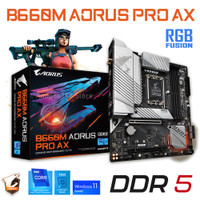 LGA 1700 Gigabyte B660M AORUS PRO AX DDR5 Motherboard Intel 12th-Gen